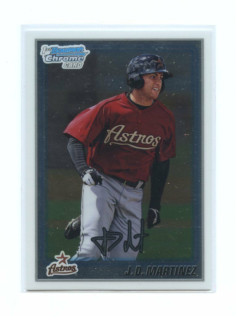 2010 Bowman Chrome Prospects #BCP165 J.D. Martinez Red Sox Rookie Card Image 1