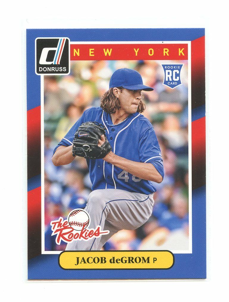 2014 Donruss The Rookies #74 Jacob DeGrom New York Mets rookie card Image 1