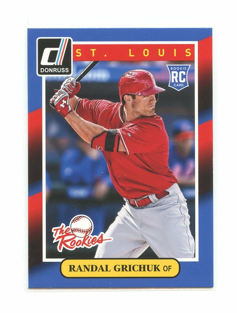 2014 Donruss The Rookies #75 Randal Grichuk St Louis Cardinals rookie card Image 1