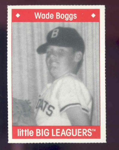 1990 Little Big Leaguers Wade Boggs Red Sox Little League Photo Image 1