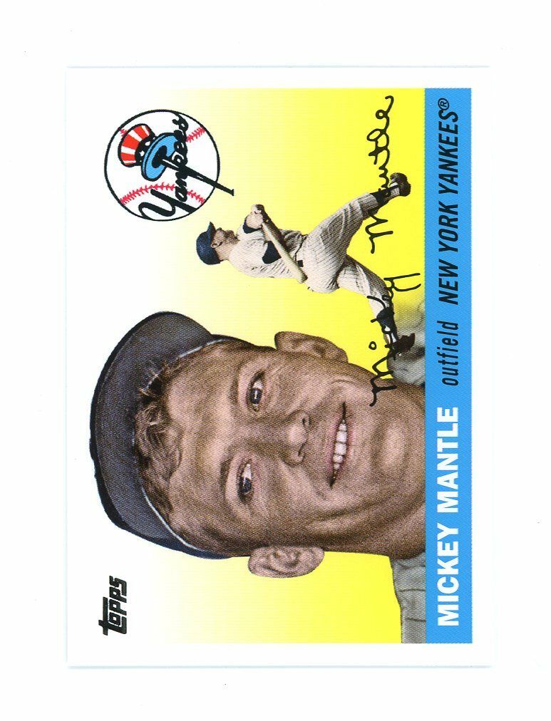 2008 Topps Mickey Mantle Store #MMS53 Mickey Mantle Another Switcharoo Card Image 1