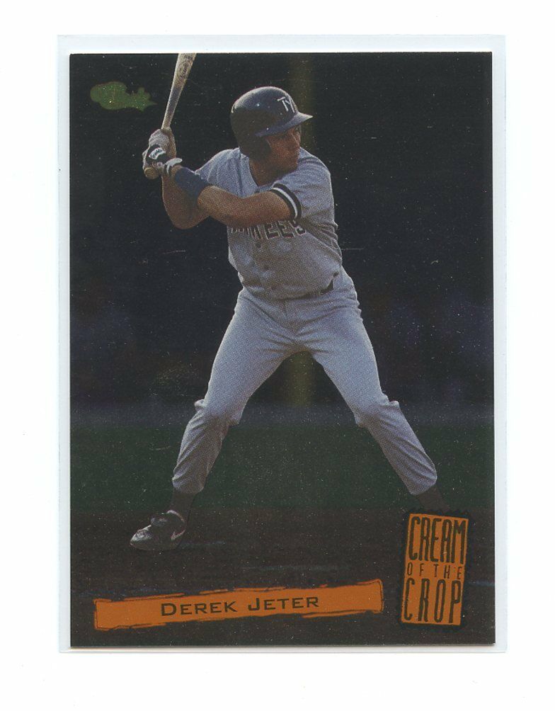 1994 Classic Minor League Cream of the Crop #C17 Derek Jeter Rookie Card Image 1