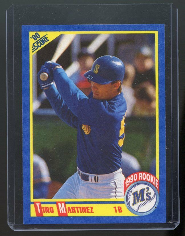 1990 Score #596 Tino Martinez Seattle Mariners Image 1