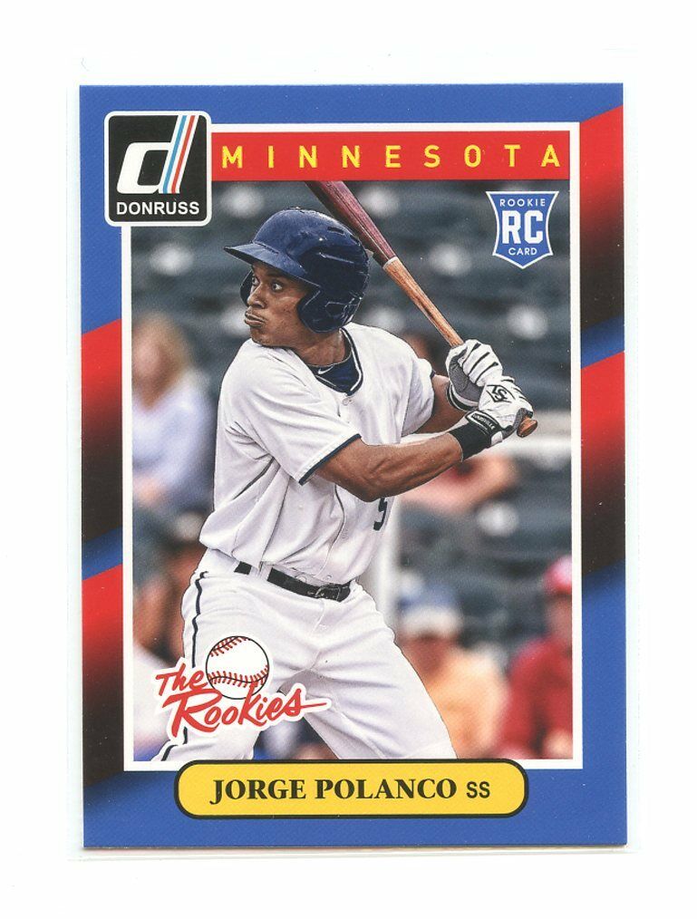 2014 Donruss The Rookies #78 Jorge Polanco Minnesota Twins rookie card Image 1