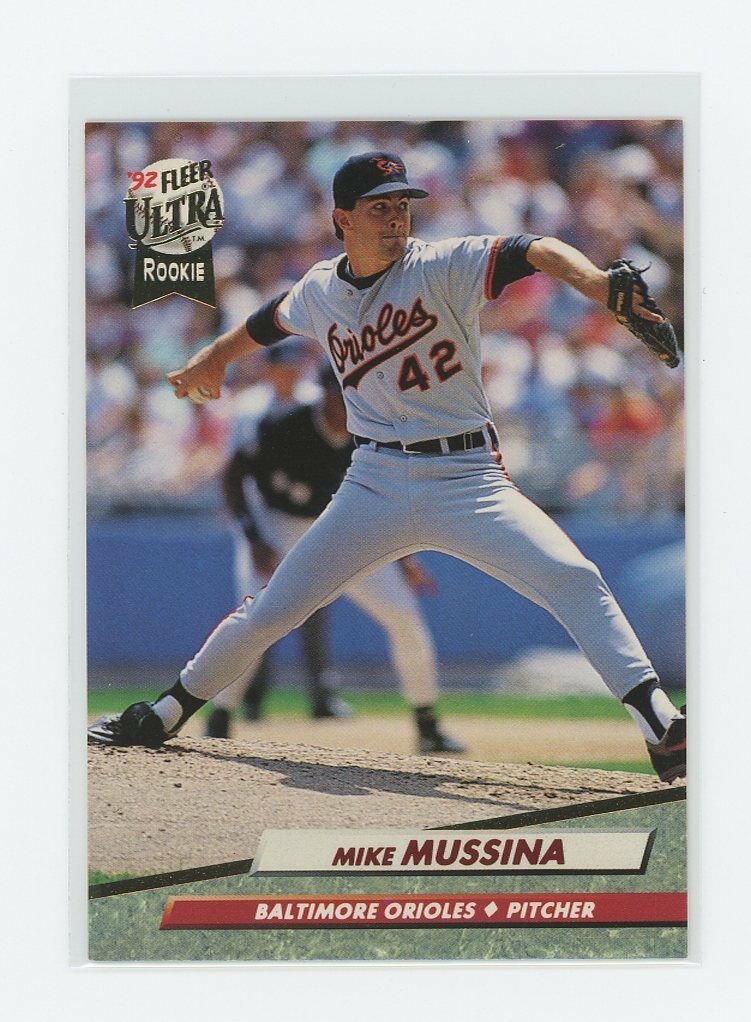1992 Ultra #9 Mike Mussina Baltimore Orioles Rookie Card –