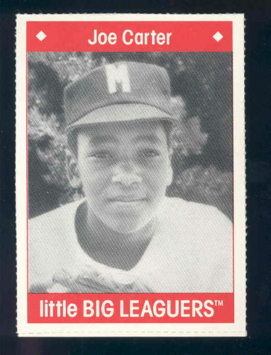 1990 Little Big Leaguers Joe Carter Indians Little League Photo Image 1