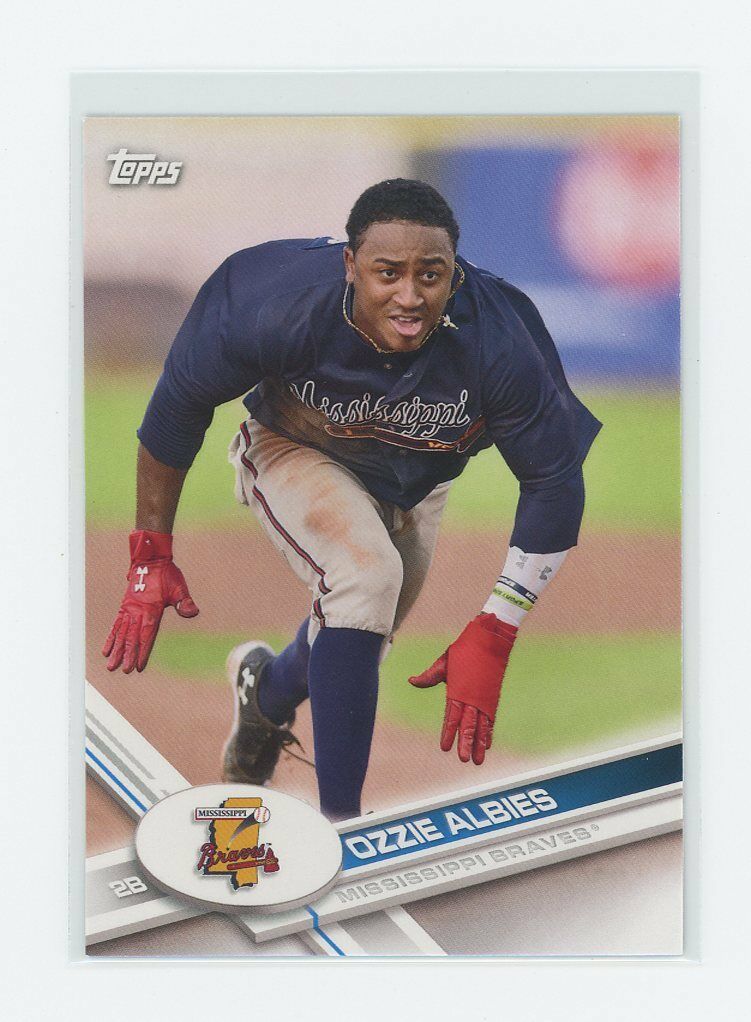 2017 Topps Pro Debut #78 Ozzie Albies Atlanta Braves Rookie Card Image 1