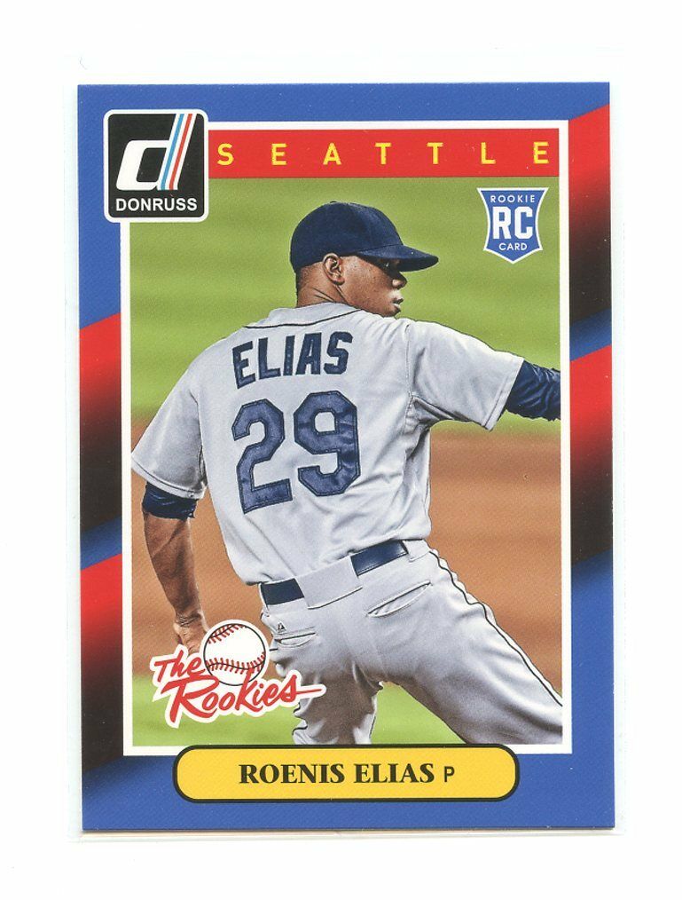 2014 Donruss The Rookies #83 Roenis Elias Seattle Mariners rookie card Image 1