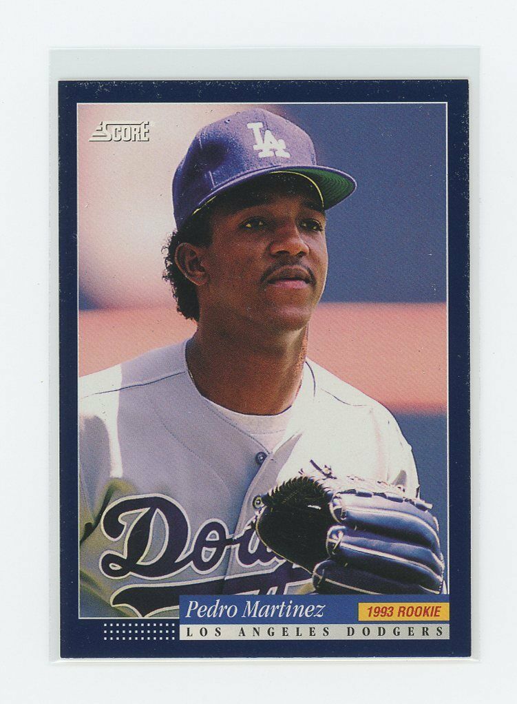 1994 Score #554 Pedro Martinez Dodgers Rookie Card Image 1