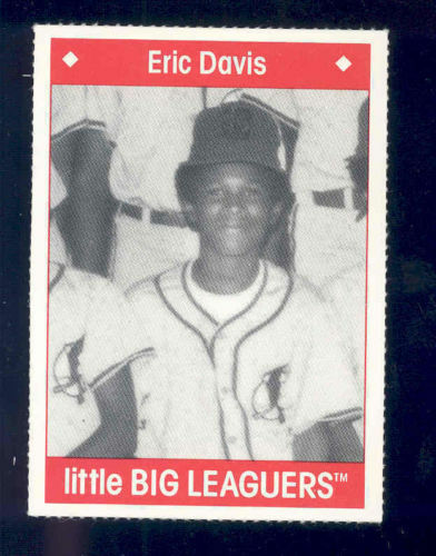 1990 Little Big Leaguers Eric Davis Reds Little League Photo Image 1