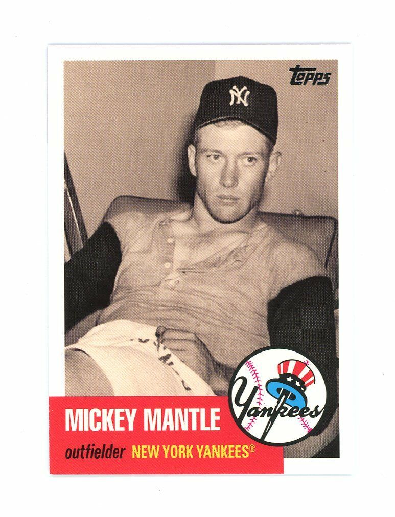 2007 Topps Mickey Mantle Story #MMS18 Yankees Tape Measure Card Image 1