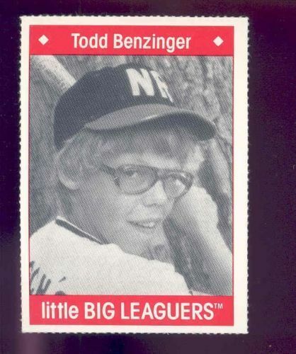 1990 Little Big Leaguers Todd Benzinger Reds Little League Photo Image 1