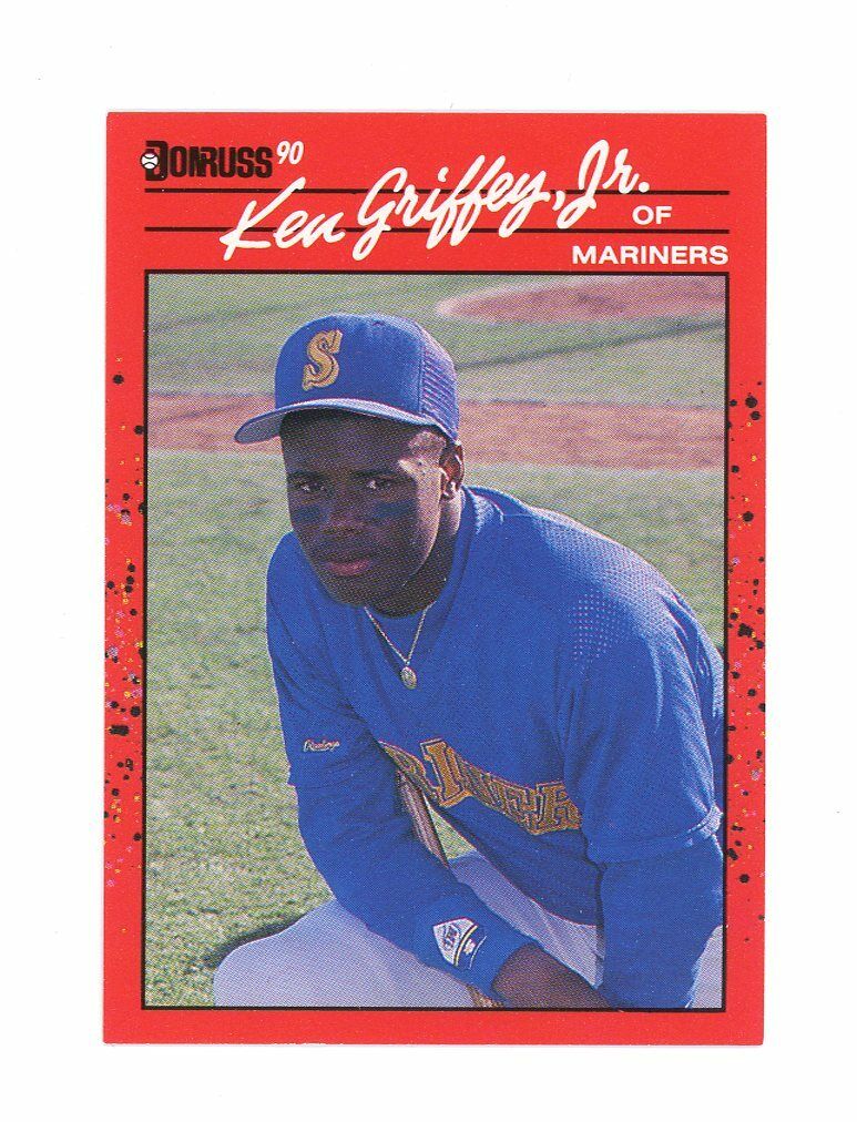 1990 Donruss #365 Ken Griffey Jr. 2nd Year Seattle Mariners Card Image 1