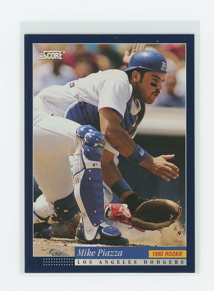 1994 Score #476 Mike Piazza Dodgers Rookie Card Image 1