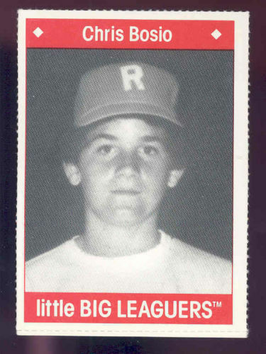 1990 Little Big Leaguers Chris Bosio Brewers Little League Photo Image 1