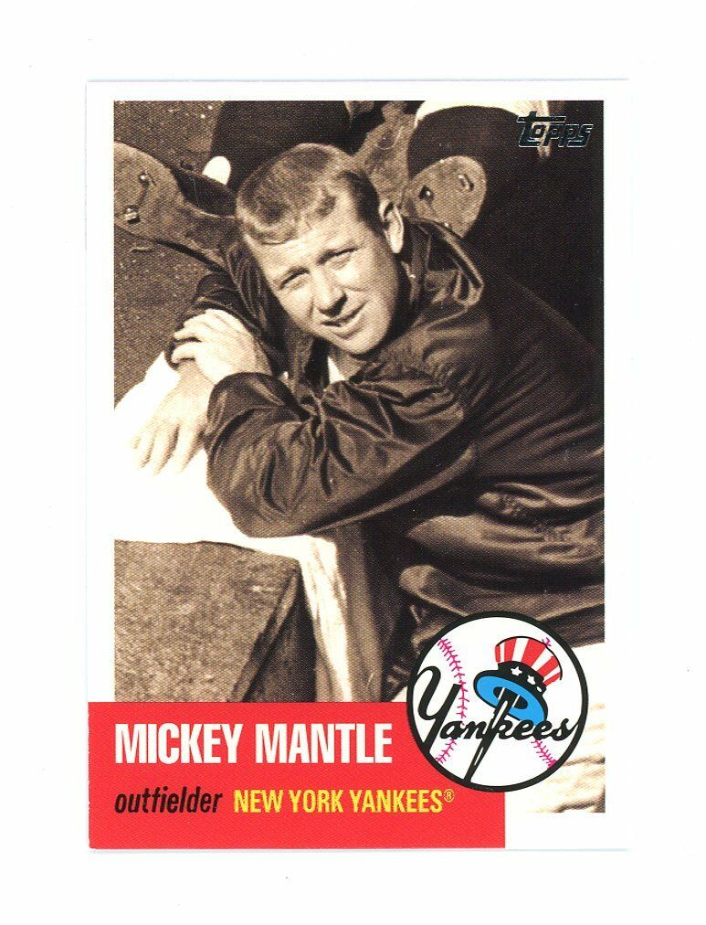 2007 Topps Mickey Mantle Story #MMS20 Yankees Timeless Card Image 1