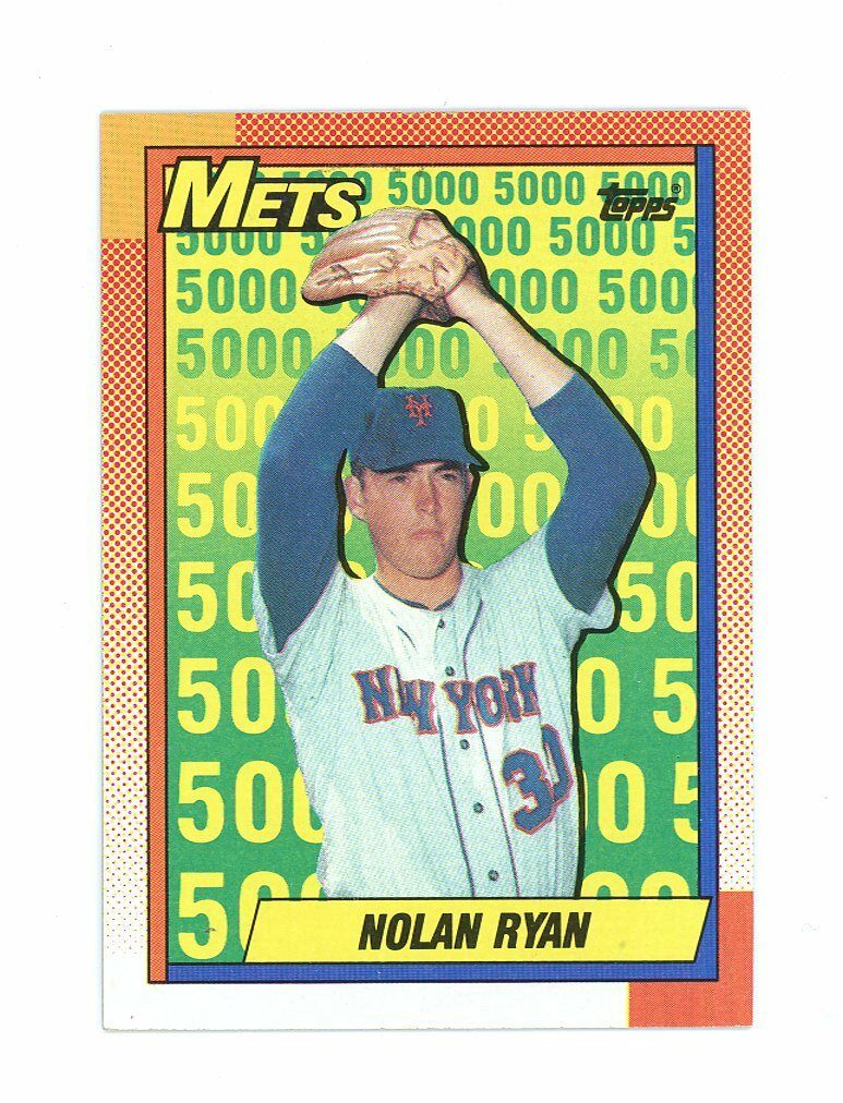 1990 Topps #2 Nolan Ryan The Mets Early Years Card Image 1