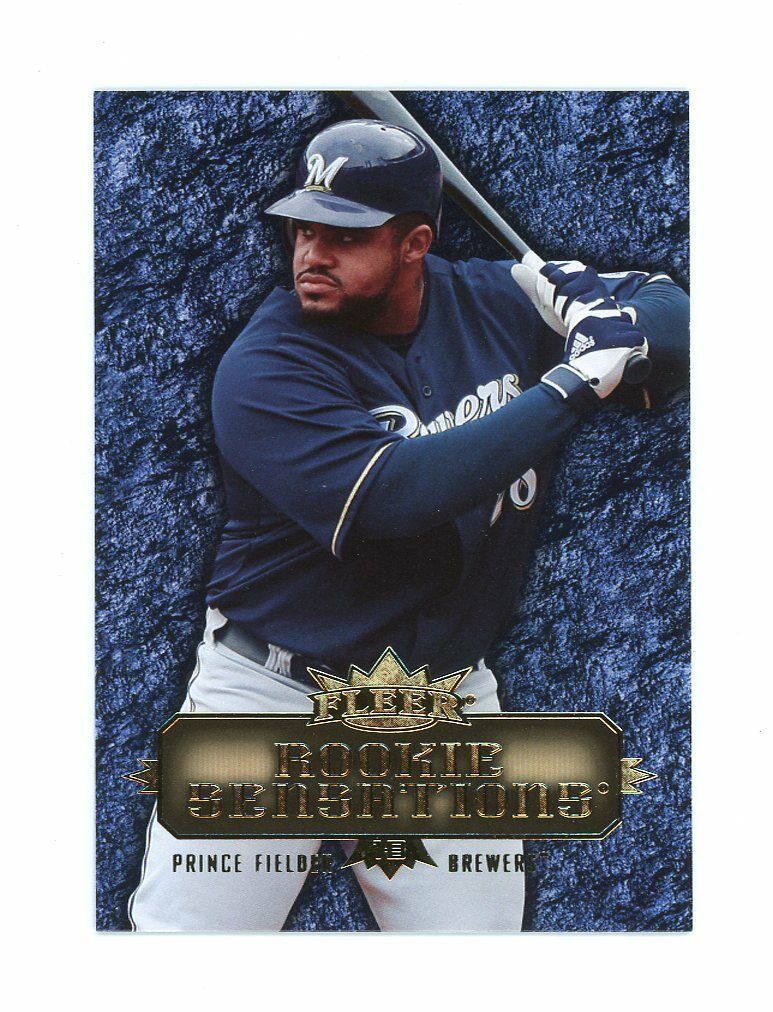 2007 Fleer Rookie Sensations #RSPF Prince Fielder Brewers Rookie Card Image 1