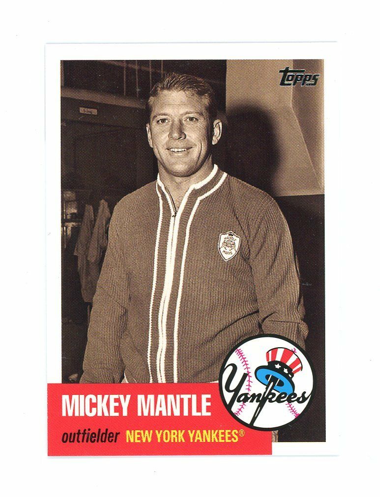 2007 Topps Mickey Mantle Story #MMS21 Yankees First of 20 Card Image 1