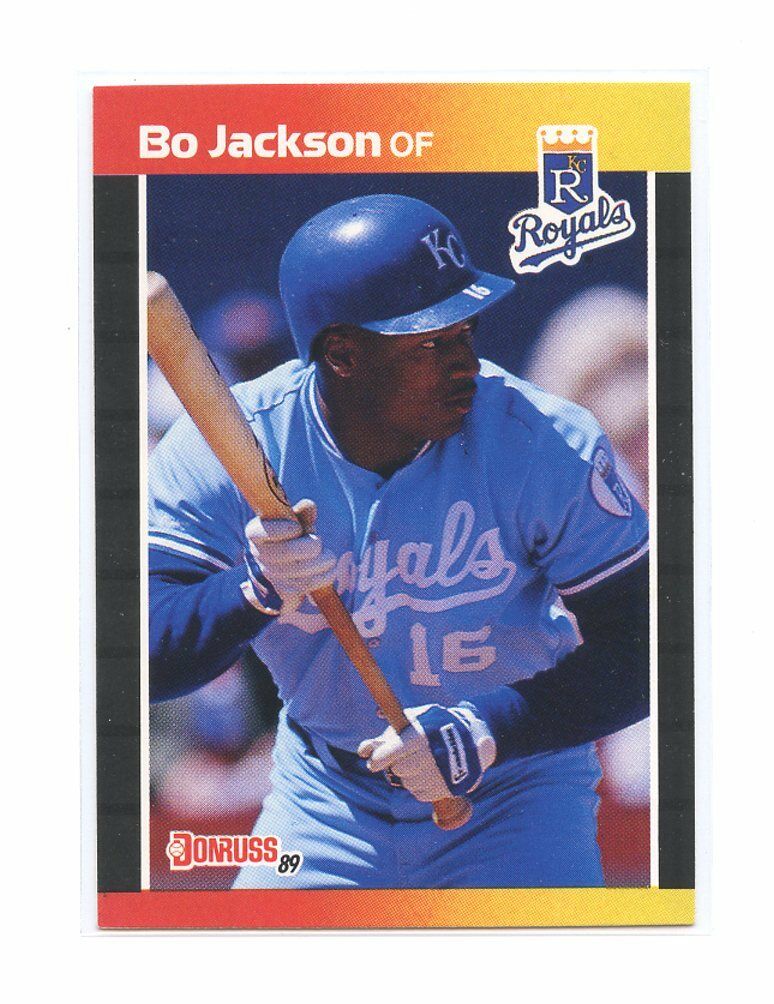 1989 Donruss #208 Bo Jackson Kansas City Royals  Card Image 1