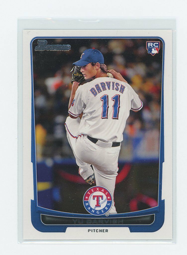 2012 Bowman #209 Yu Darvish Texas Rangers Rookie Card Image 1