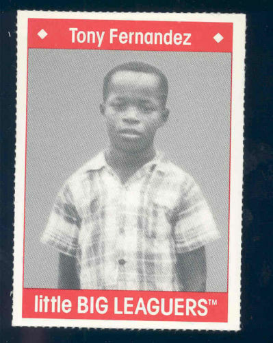 1990 Little Big Leaguers Tony Fernandez Blue Jays Little League Photo Image 1