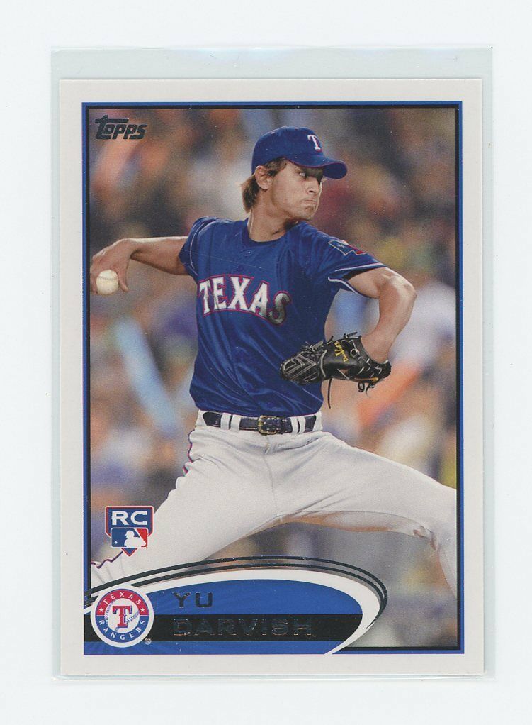 2012 Topps #660 Yu Darvish Texas Rangers Rookie Card Image 1