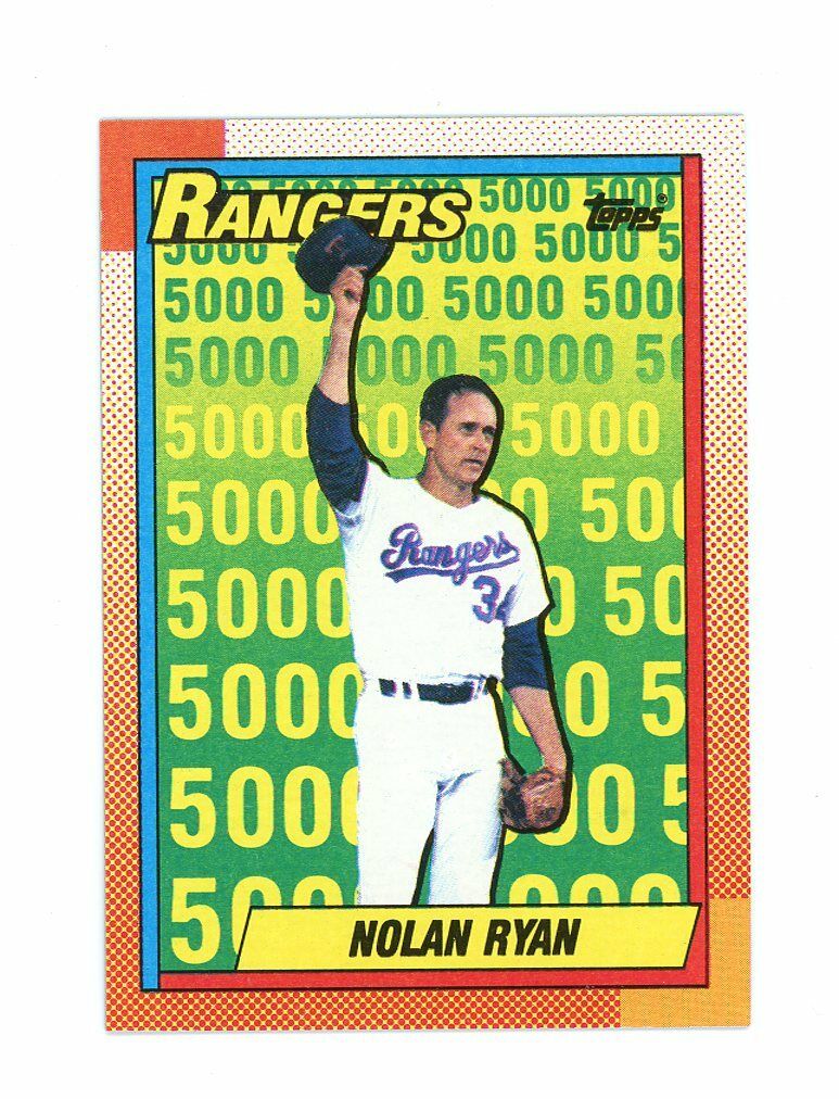 1990 Topps #5 Nolan Ryan The Texas Rangers Years Card Image 1