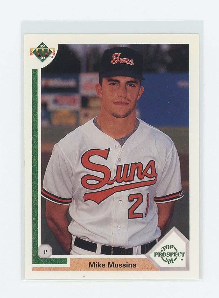 1991 Upper Deck #65 Mike Mussina Baltimore Orioles Rookie Card Image 1