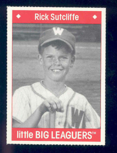 1990 Little Big Leaguers Rick Sutcliffe Cubs Little League Photo Image 1