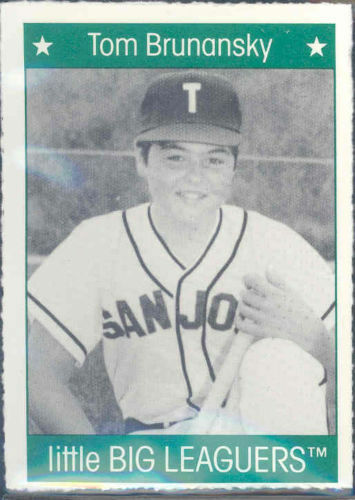 1991 More Little Big Leaguers Tom Brunansky Red Sox Little League Photo Image 1