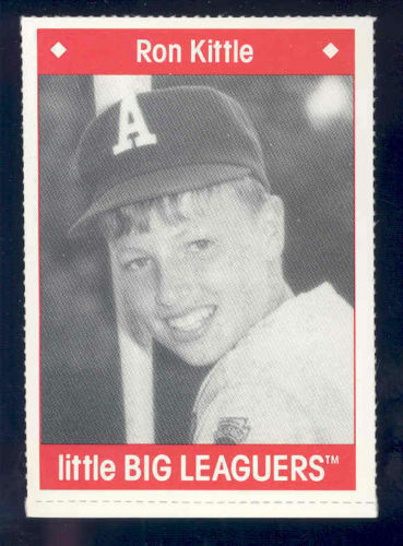 1990 Little Big Leaguers Ron Kittle White Sox Little League Photo Image 1