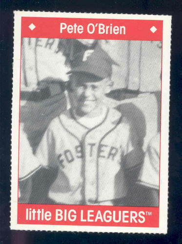 1990 Little Big Leaguers Pete O'Brien Indians Little League Photo Image 1