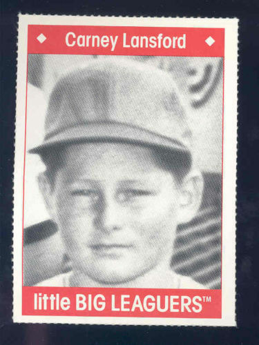 1990 Little Big Leaguers Carney Lansford Athletics Little League Photo Image 1