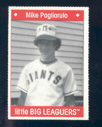 1990 Little Big Leaguers Mike Pagliarulo Padres Little League Photo Image 1