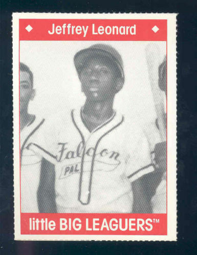 1990 Little Big Leaguers Jeffrey Leonard Mariners Little League Photo Image 1