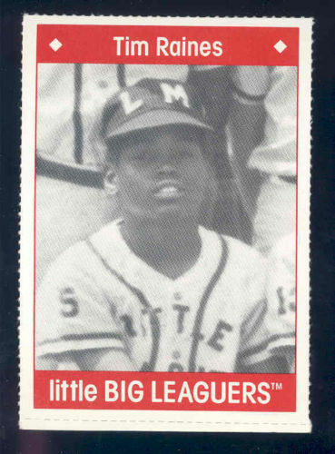 1990 Little Big Leaguers Tim Raines Expos Little League Photo Image 1