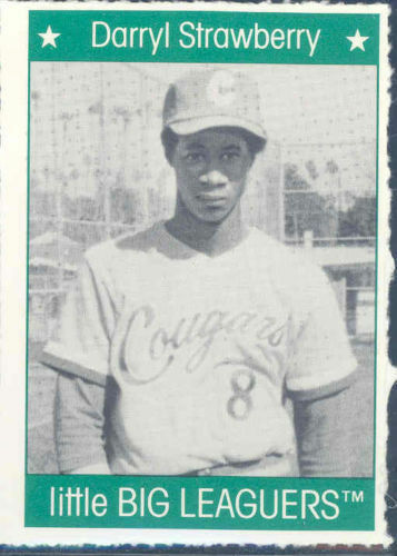 1991 More Little Big Leaguers Darryl Strawberry Mets Little League Photo Image 1