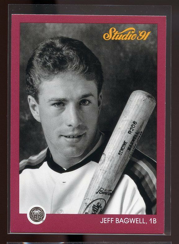 1991 studio #172 JEFF BAGWELL houston astros ROOKIE card Image 1