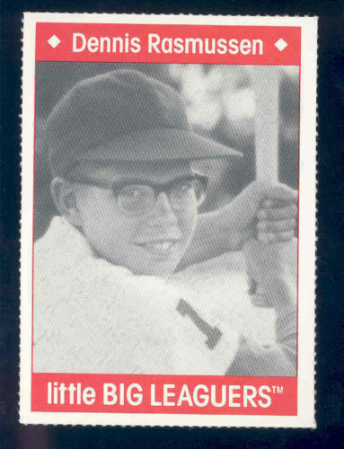 1990 Little Big Leaguers Dennis Rasmussen Padres Little League Photo Image 1