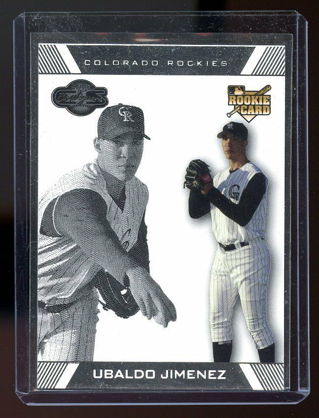 2007 Topps Co-Signers Rookie Card #99 Ubaldo Jimenez Colorado Rockies Image 1