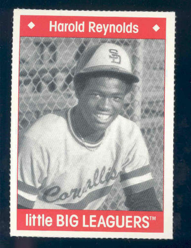 1990 Little Big Leaguers Harold Reynolds Mariners Little League Photo Image 1