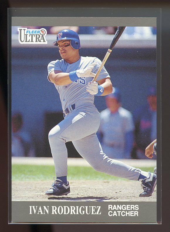 1991 ultra update #u-58 IVAN RODRIGUEZ texas rangers ROOKIE card