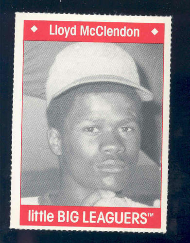 1990 Little Big Leaguers Lloyd McClendon Cubs Little League Photo Image 1