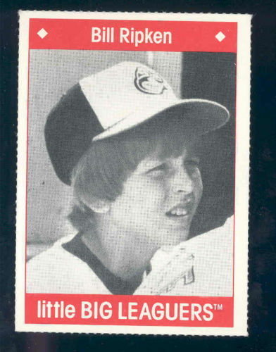 1990 Little Big Leaguers Bill Ripken Orioles Little League Photo Image 1