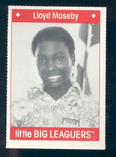 1990 Little Big Leaguers Lloyd Moseby Blue Jays Little League Photo Image 1