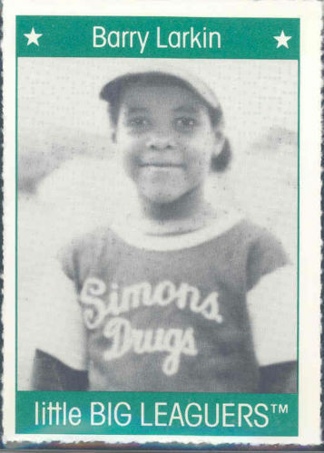 1991 More Little Big Leaguers Barry Larkin Reds Little League Photo Image 1