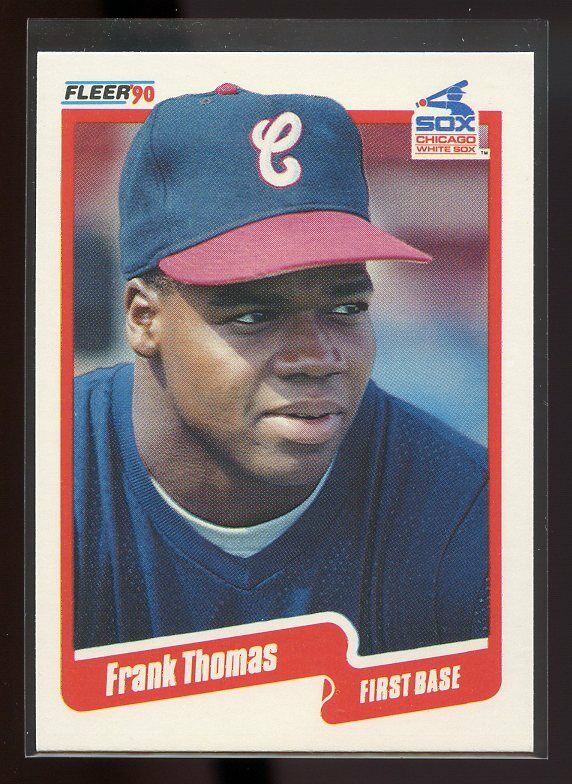 1990 fleer update #u-87 FRANK THOMAS chicago white sox ROOKIE card Image 1