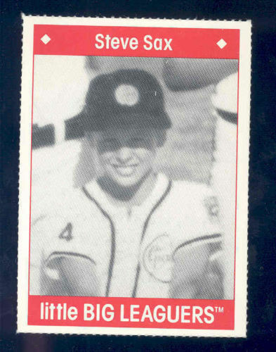 1990 Little Big Leaguers Steve Sax Yankees Little League Photo Image 1