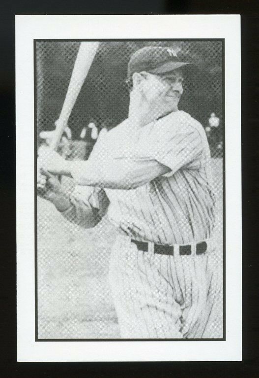 1984 Gallaso Baseball Collector Series #17 Lou Gehrig New York Yankees Image 1